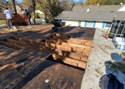 Elgin, IL Flat Roof Replacement deck replacement